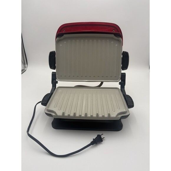 (691) George Foreman EVOLVE Grill System GRP4800R Ceramic Plates Included Tested - Picture 2 of 8